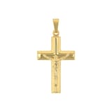 AMOR 9ct Yellow Gold Cross Pendant