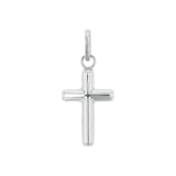 AMOR 9ct White Gold Cross Pendant