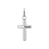 AMOR 9ct White Gold Cross Pendant