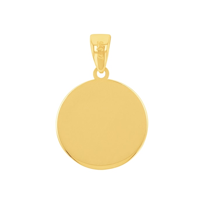 AMOR 9ct Yellow Gold Aries Zodiac Pendant