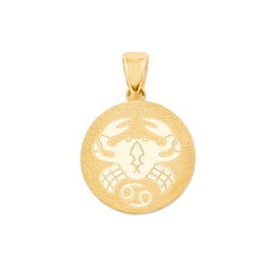 AMOR 9ct Yellow Gold Cancer Zodiac Pendant