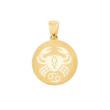 AMOR 9ct Yellow Gold Cancer Zodiac Pendant