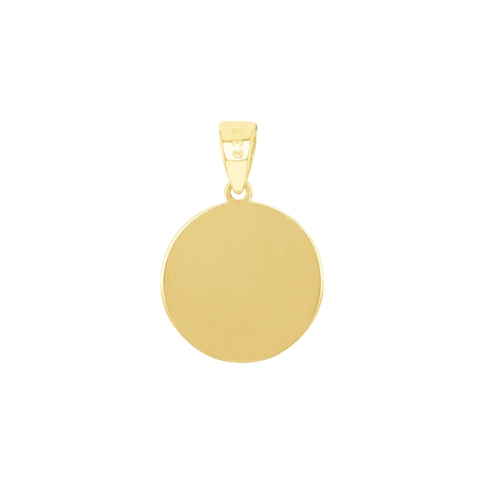 AMOR 9ct Yellow Gold Virgo Zodiac Pendant