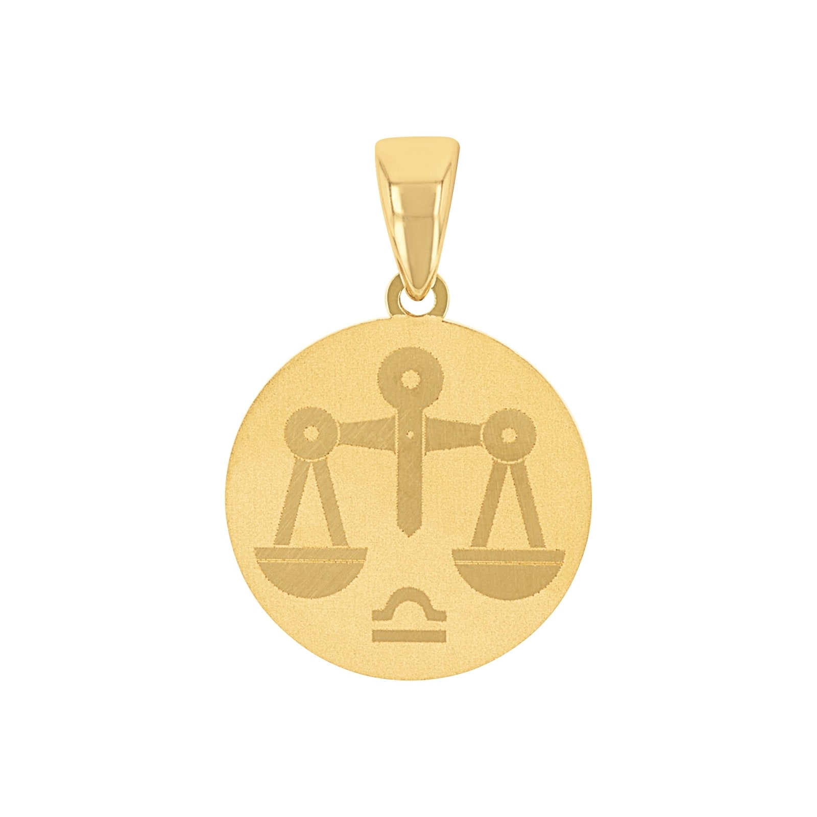 AMOR 9ct Yellow Gold Libra Zodiac Pendant AMOR 9ct Yellow Gold Libra Zodiac Pendant