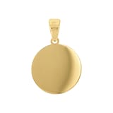 AMOR 9ct Yellow Gold Libra Zodiac Pendant