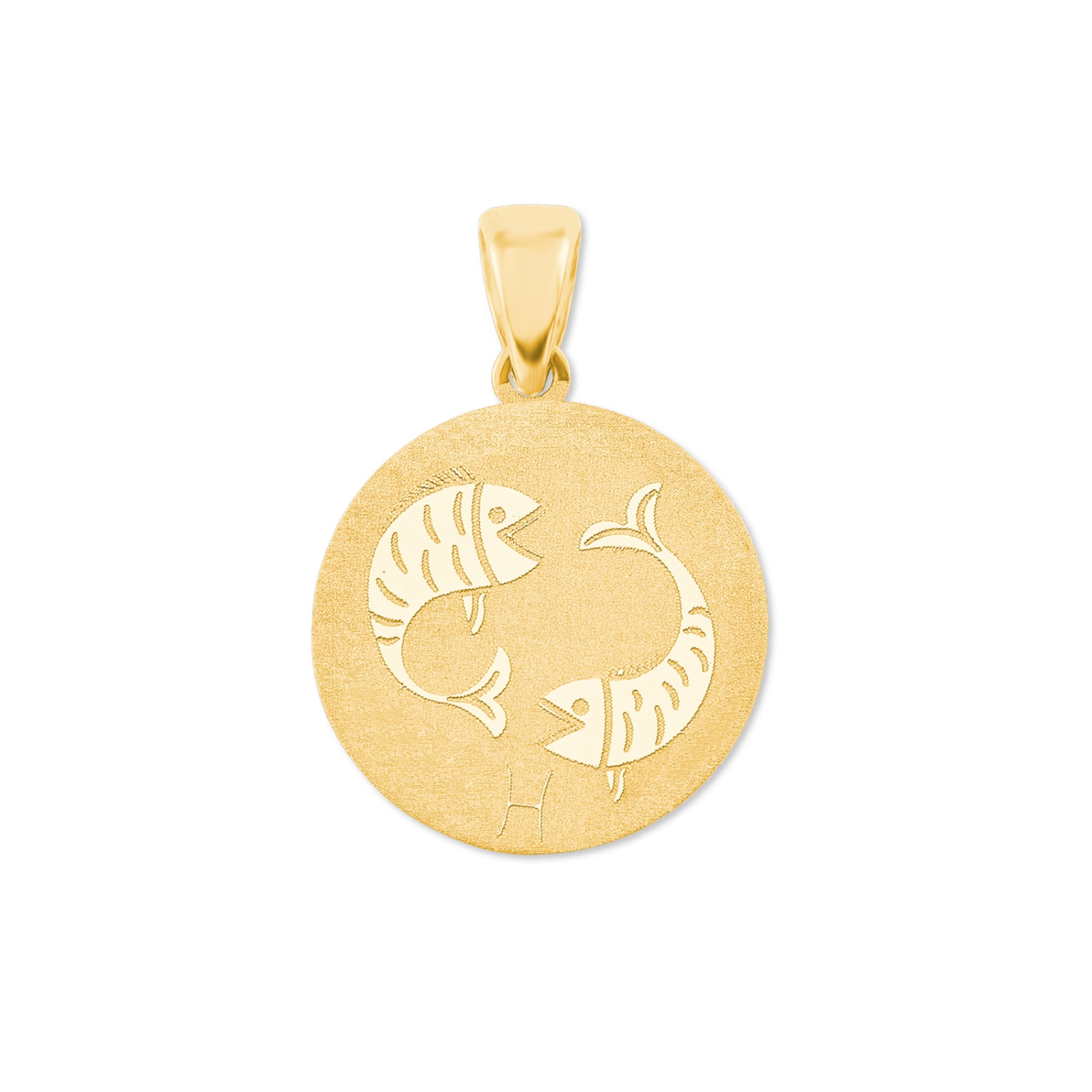 AMOR 9ct Yellow Gold Pisces Zodiac Pendant AMOR 9ct Yellow Gold Pisces Zodiac Pendant