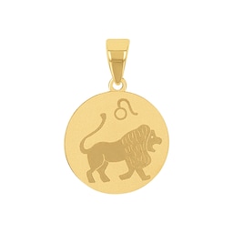 37970135 - 9ct Yellow Gold Leo Zodiac Pendant