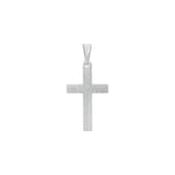 AMOR 9ct White Gold Cross Pendant