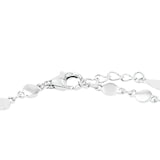 AMOR Silver Cubic Zirconia Fantasy Chain Bracelet - 17cm