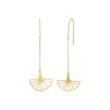 AMOR 9ct Yellow Gold Drop Earrings