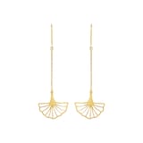 AMOR 9ct Yellow Gold Drop Earrings