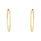 AMOR 9ct Yellow Gold Hoop Earrings