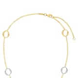 AMOR 9ct Yellow Gold Bi Colour Loop Necklace