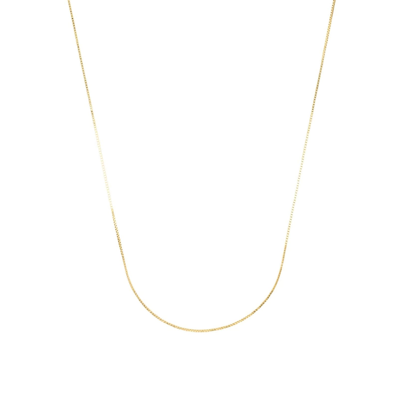 AMOR 9ct Yellow Gold Venezia Chain Necklace - 50cm