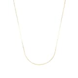 AMOR 9ct Yellow Gold Venezia Chain Necklace - 50cm