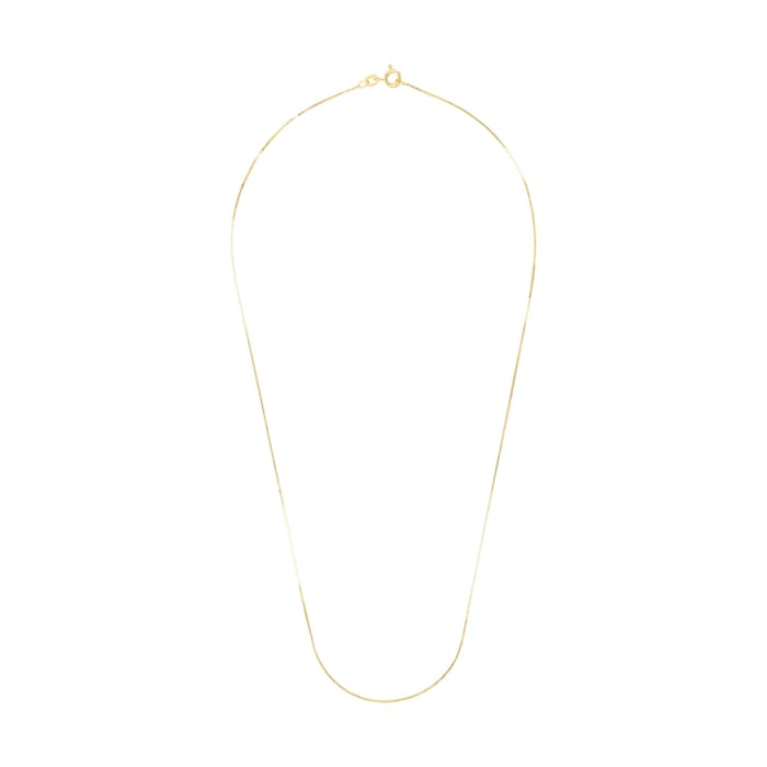 AMOR 9ct Yellow Gold Venezia Chain Necklace - 50cm