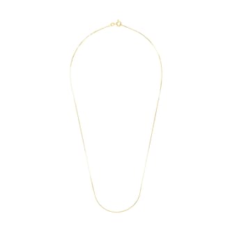 AMOR 9ct Yellow Gold Venezia Chain Necklace - 50cm