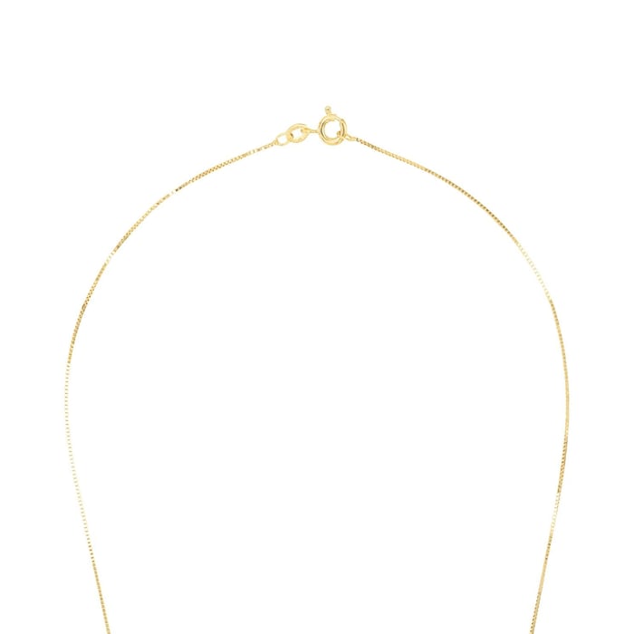 AMOR 9ct Yellow Gold Venezia Chain Necklace - 50cm