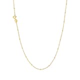 AMOR 9ct Yellow Gold Fantasy Chain Necklace - 42cm