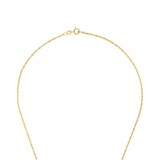 AMOR 9ct Yellow Gold Cubic Zirconia Branch Necklace