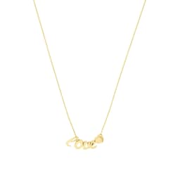 37970214 - 9ct Yellow Gold Love Text Necklace