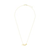 AMOR 9ct Yellow Gold Love Text Necklace