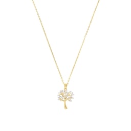 37970215 - 9ct Yellow Gold Tree Necklace