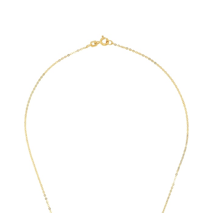 AMOR 9ct Yellow Gold Clover Pendant Necklace