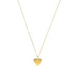 37970225 - 14ct Yellow Gold Heart Pendant Necklace