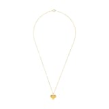 AMOR 14ct Yellow Gold Heart Pendant Necklace