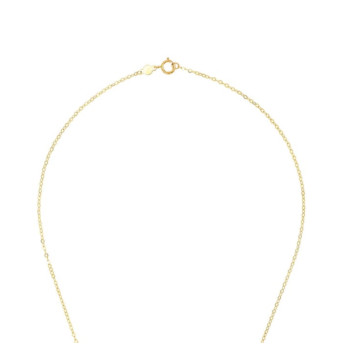 AMOR 14ct Yellow Gold Heart Pendant Necklace