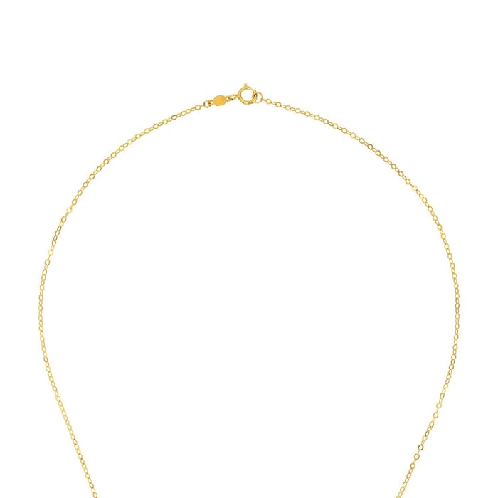 AMOR 14ct Yellow Gold Tree Pendant Necklace