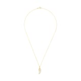 AMOR 14ct Yellow Gold Angel Wing Pendant Necklace