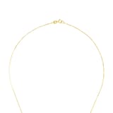 AMOR 14ct Yellow Gold Cubic Zirconia Heart Pendant Necklace
