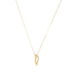 AMOR 14ct Yellow Gold Cubic Zirconia Pendant Necklace