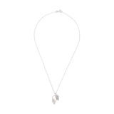 AMOR Silver Cubic Zirconia Heart Pendant Necklace