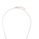 AMOR Silver Cubic Zirconia Loop Pendant Necklace