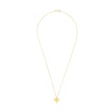 AMOR 9ct Yellow Gold Heart Pendant Necklace