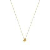 AMOR 9ct Yellow Gold Heart Pendant Necklace