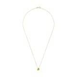 AMOR 9ct Yellow Gold Heart Pendant Necklace