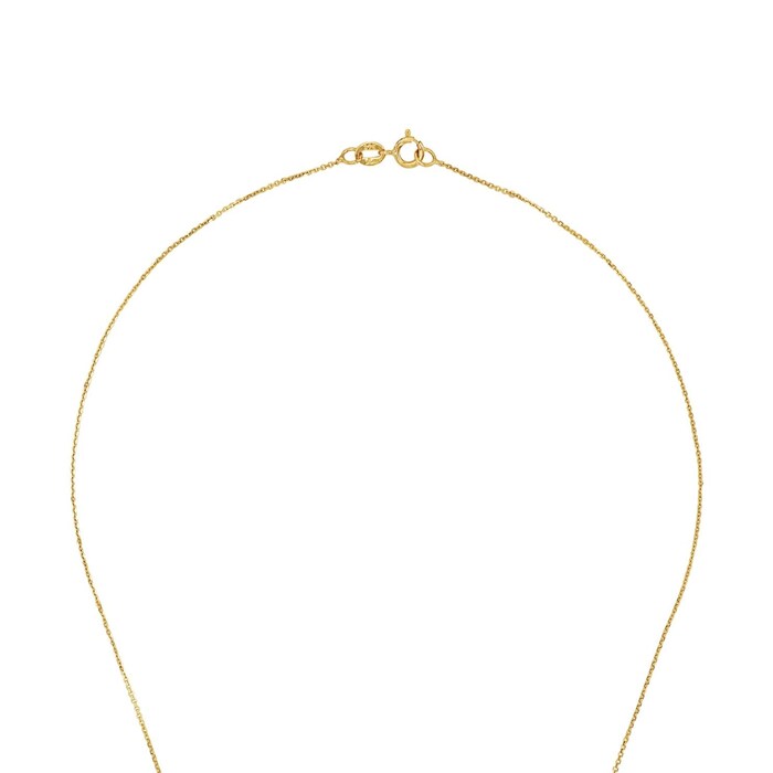 AMOR 9ct Yellow Gold Heart Pendant Necklace