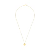 AMOR 9ct Yellow Gold Heart Pendant Necklace