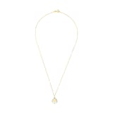 AMOR 9ct Yellow Gold Bi Colour Tree Pendant Necklace