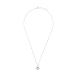 AMOR Silver Cubic Zirconia Star Pendant Necklace