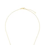 AMOR 9ct Yellow Gold Double Circle Pendant Necklace