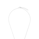 AMOR Silver Cubic Zirconia Drop Necklace