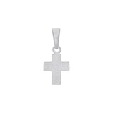 AMOR 9ct White Gold Cross Pendant