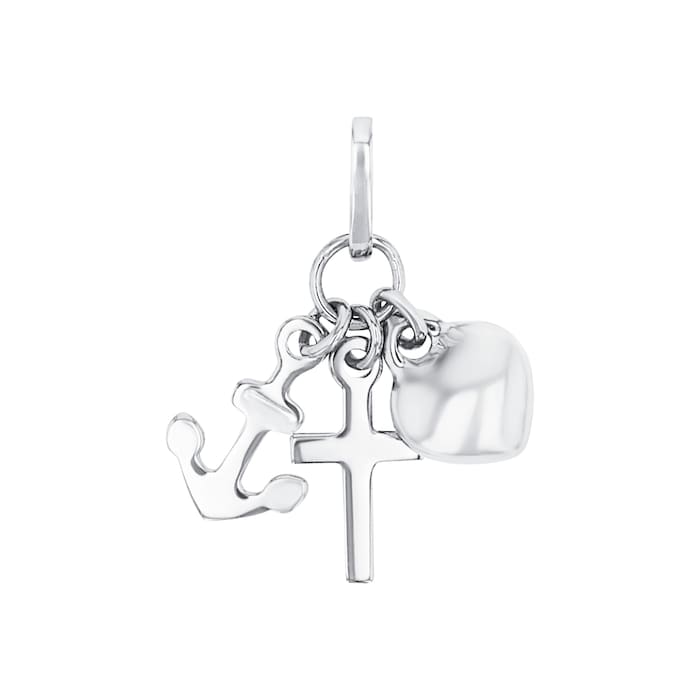 AMOR 9ct White Gold Charms Pendant