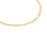 AMOR 9ct Yellow Gold Fantasy Chain Anklet