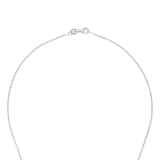 AMOR Silver Cubic Zirconia Infinity Loop Pendant Necklace